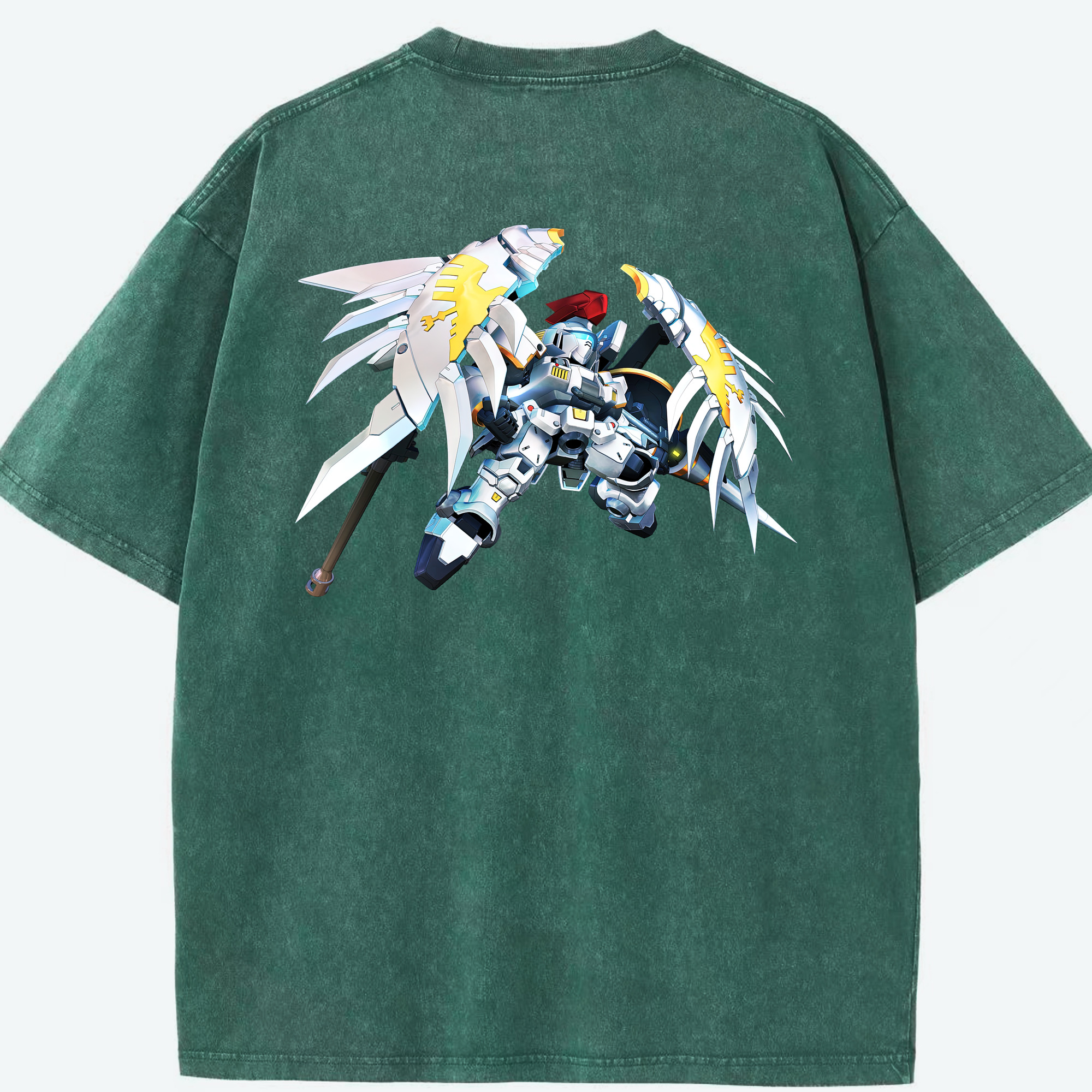 （画像用） 機動戦士ガンダム Mobile Suit Gundam 綿100% ヴィンテージ風 半袖Tシャツ（背面プリント）